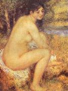 Pierre-Auguste Renoir Seating Girl, oil painting picture wholesale